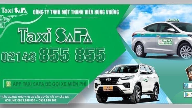 Liên Hệ
Công ty TNHH một thành viên Hùng Vương

Địa chỉ: Trần Quang Khải, P. Duyên Hải, TP. Lào Cai

Hotline: 02143 855 855

Email:taxisapa0203855855@gmail.com